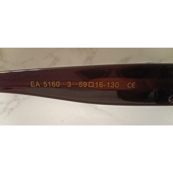 ELIZABETH ARDEN Brown Horn Oval Fame / Brown Lenses Womens Sunglasses - NEW - Picture 5 of 7